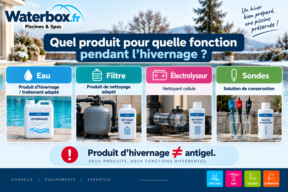 Quels produits utiliser pour l’hivernage d’une piscine ?