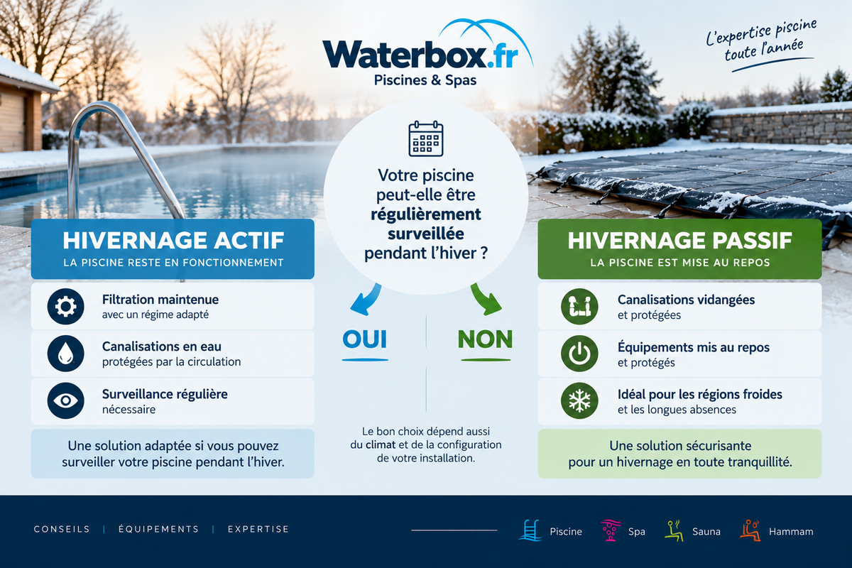 Hivernage actif ou passif : quelle méthode choisir pour sa piscine ?