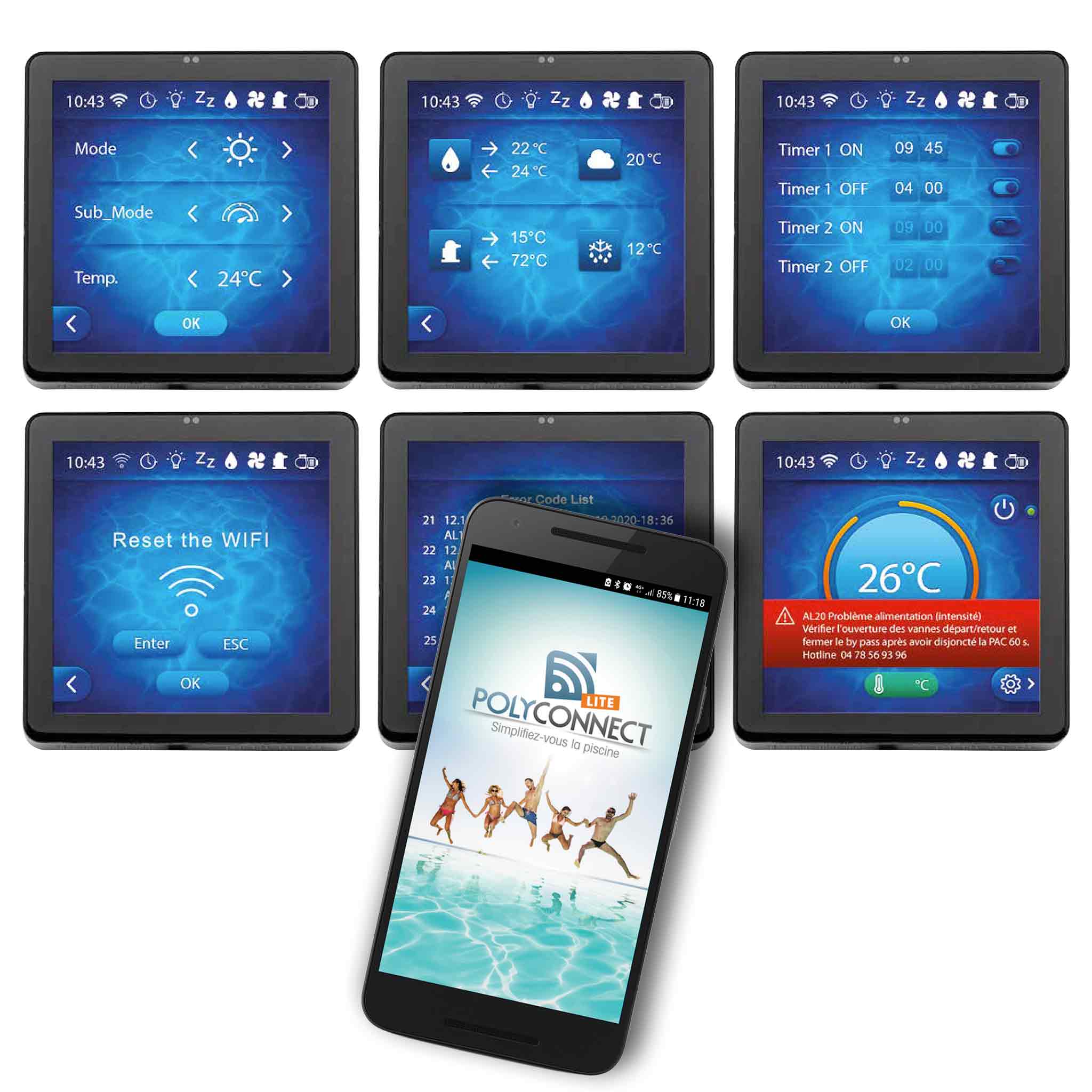 PAC Ottimo Inverter piscine silencieuse