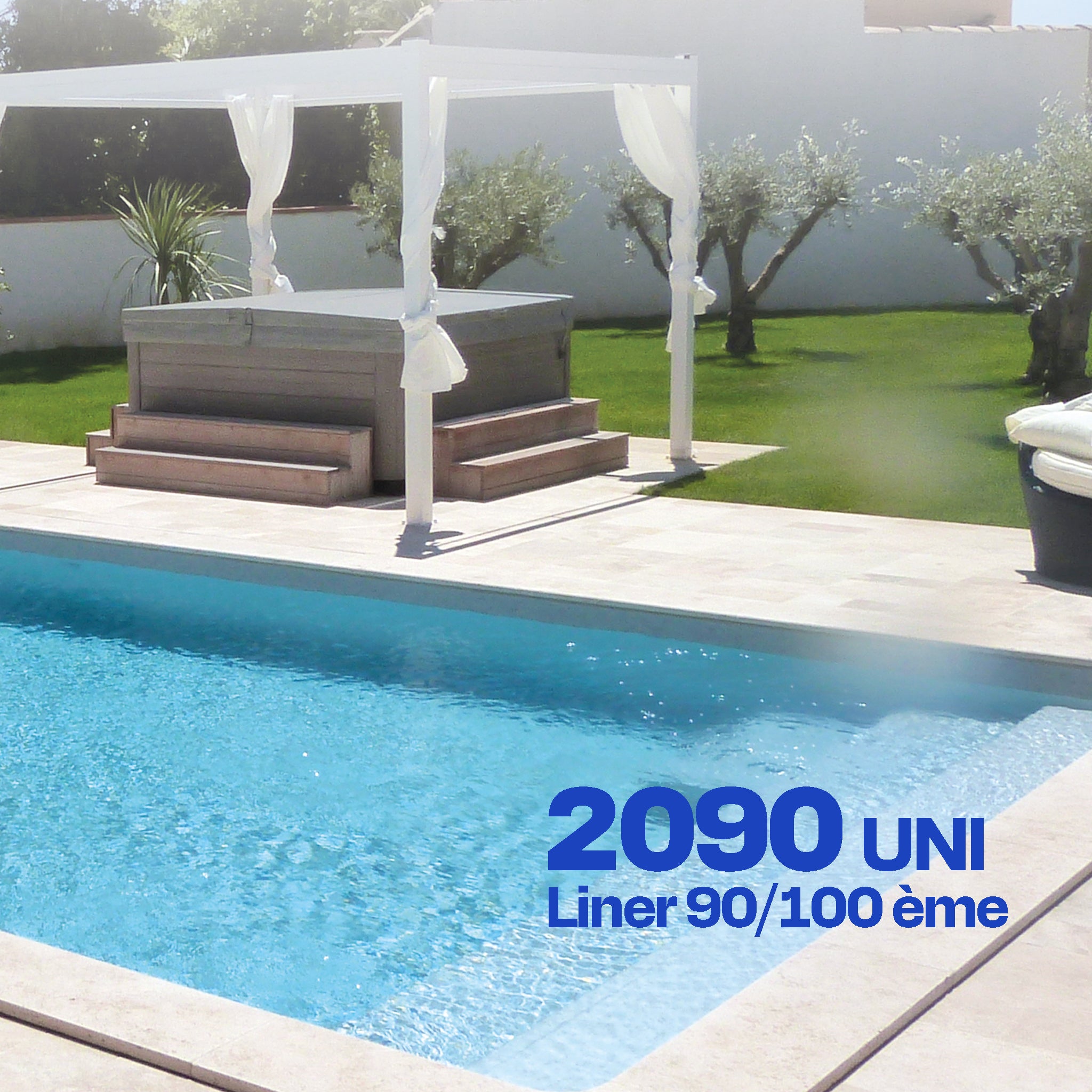 Liner Dreamliner 2090 verni 2 faces sur mesure piscine