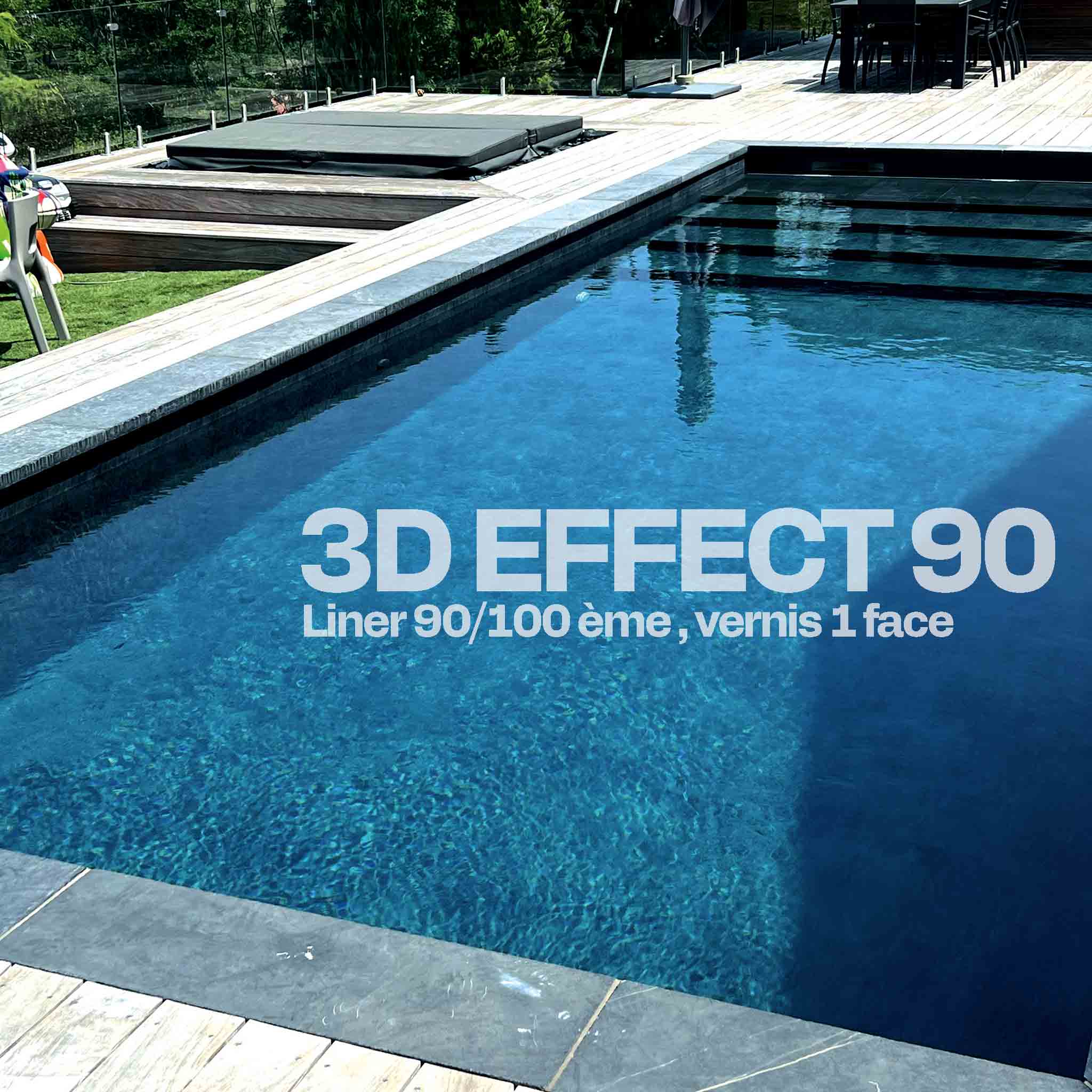 Liner 3D Effect verni sur mesure piscine