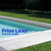 Frise liner piscine décorative sur mesure