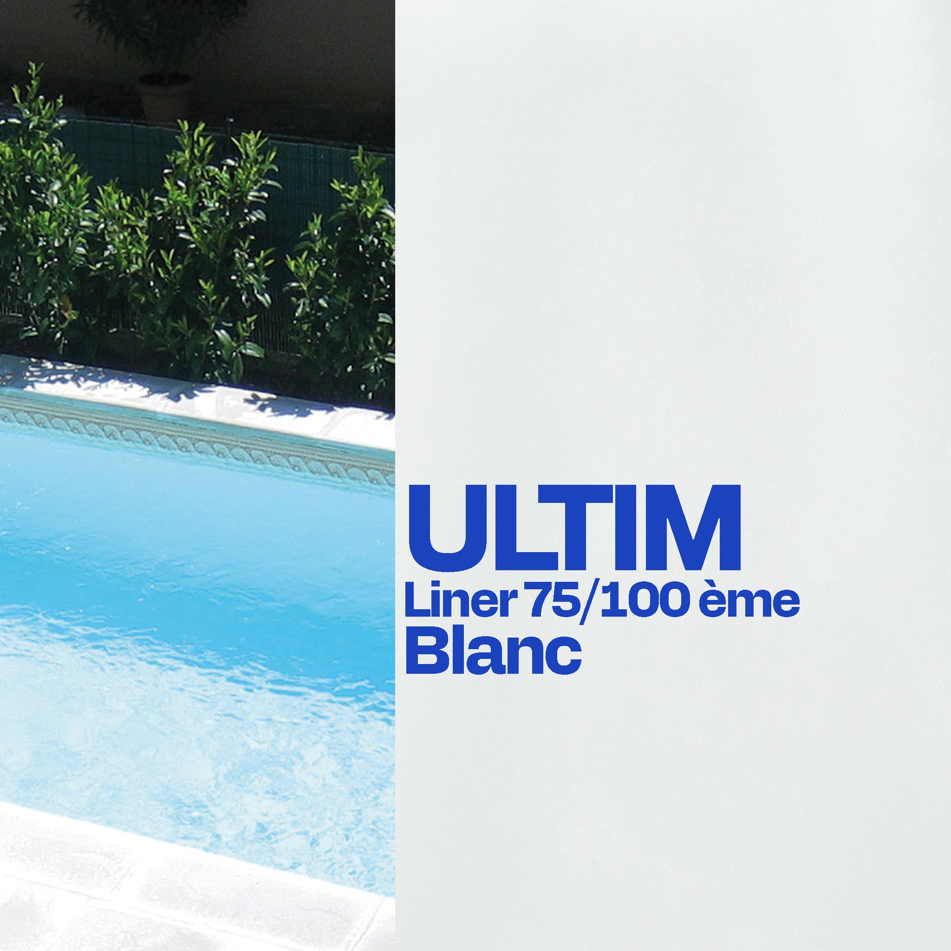 Liner standard Ultim uni 75/100 Blanc 