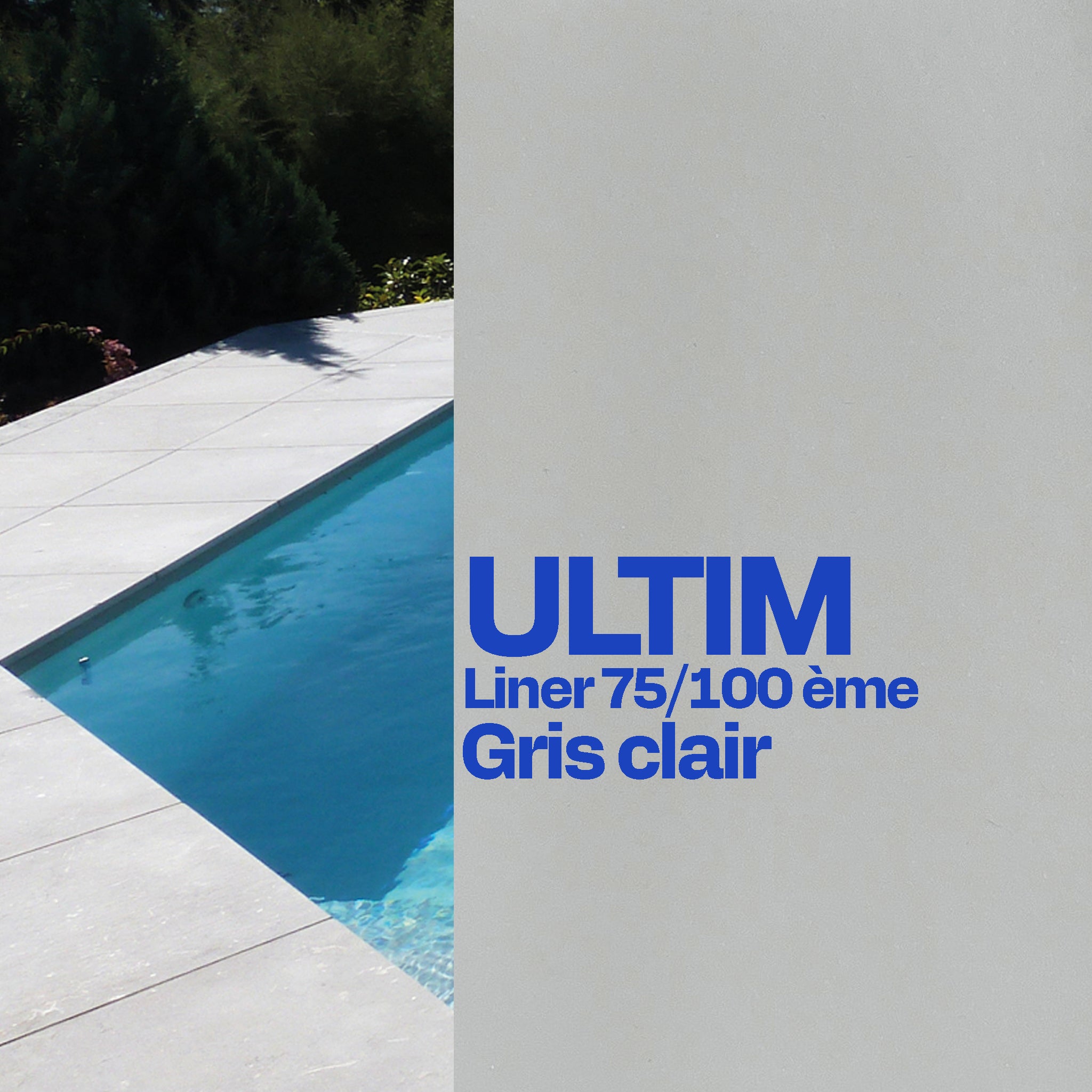 Liner standard Ultim uni 75/100 gris clair 