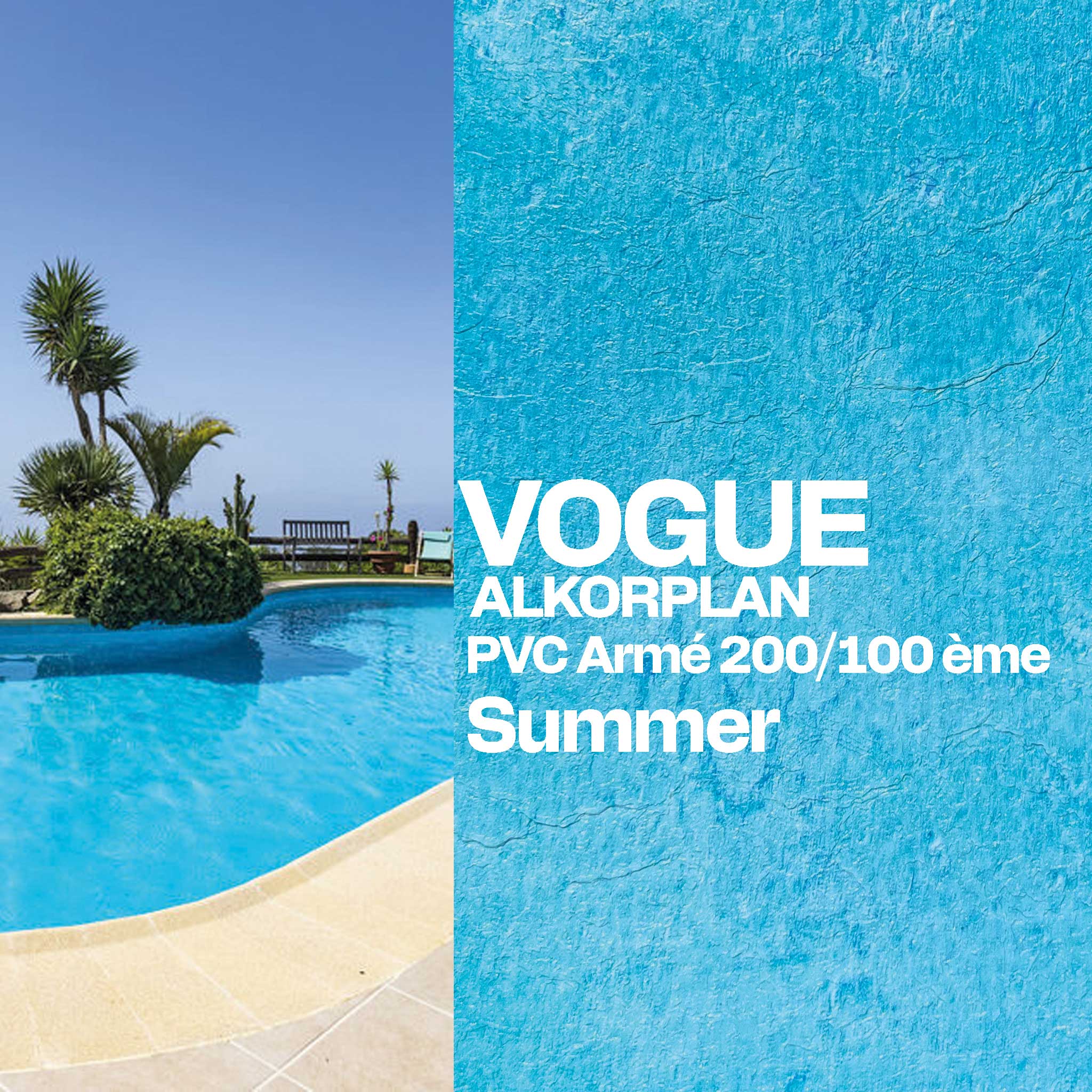 PVC armé Alkorplan Vogue piscine design summer