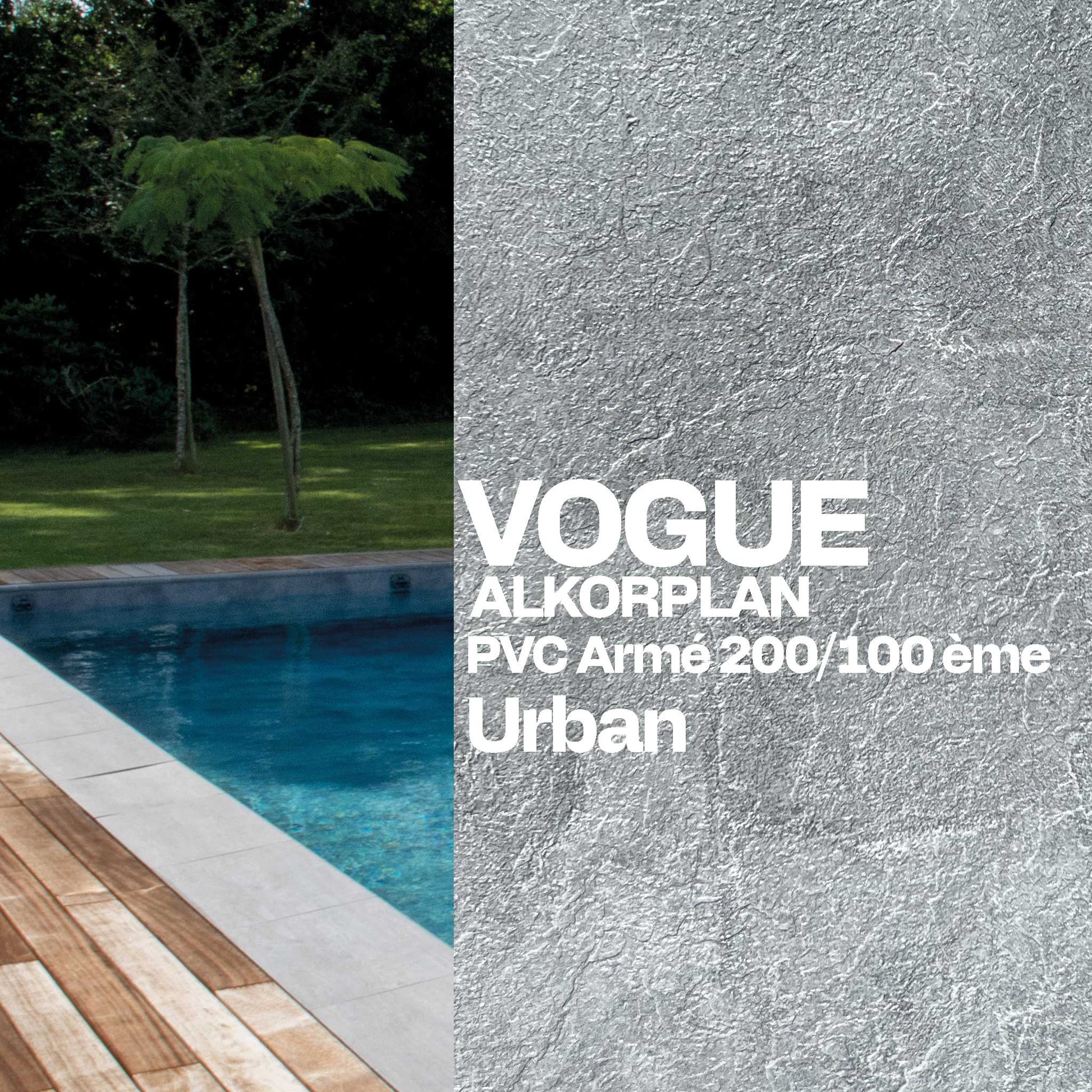 PVC armé Alkorplan Vogue piscine design urban 