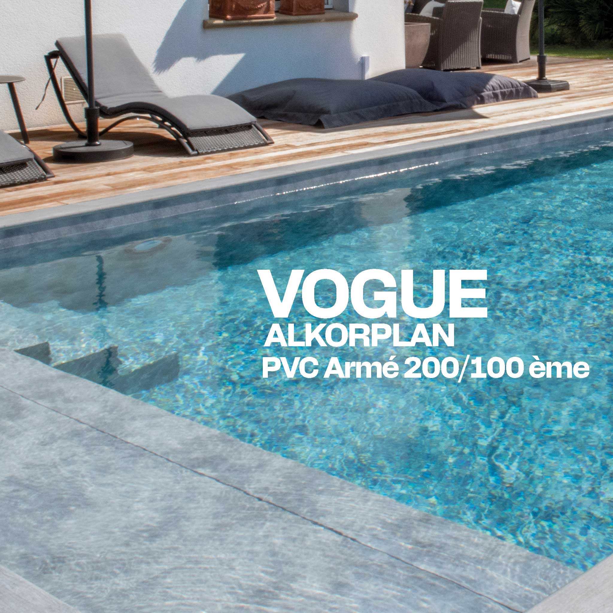 PVC armé Alkorplan Vogue piscine design
