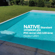 PVC armé Hydroflex Standard piscine 25m x 1,65