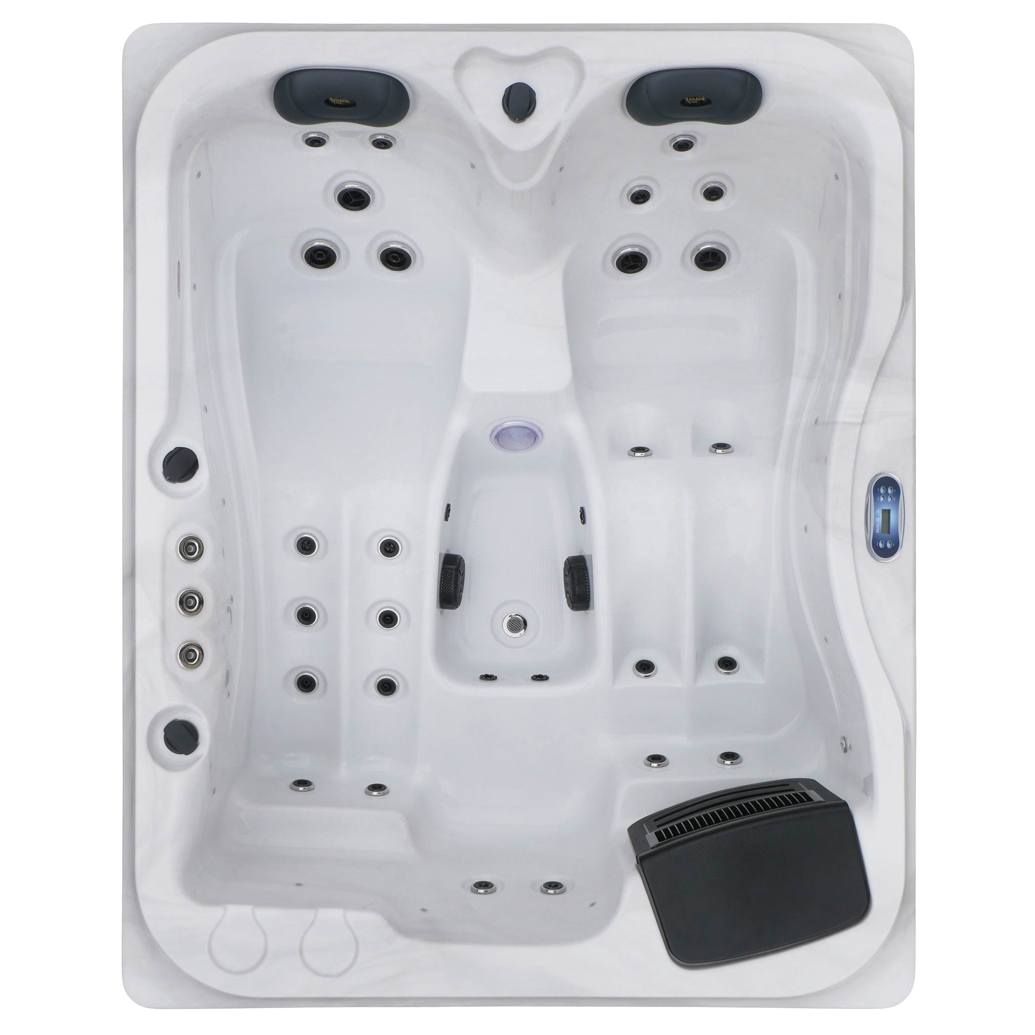 Spa 3 places Etna compact & massages puissants blanc