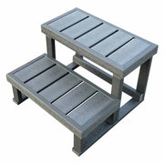 Escalier pour Spa 2 marches gris