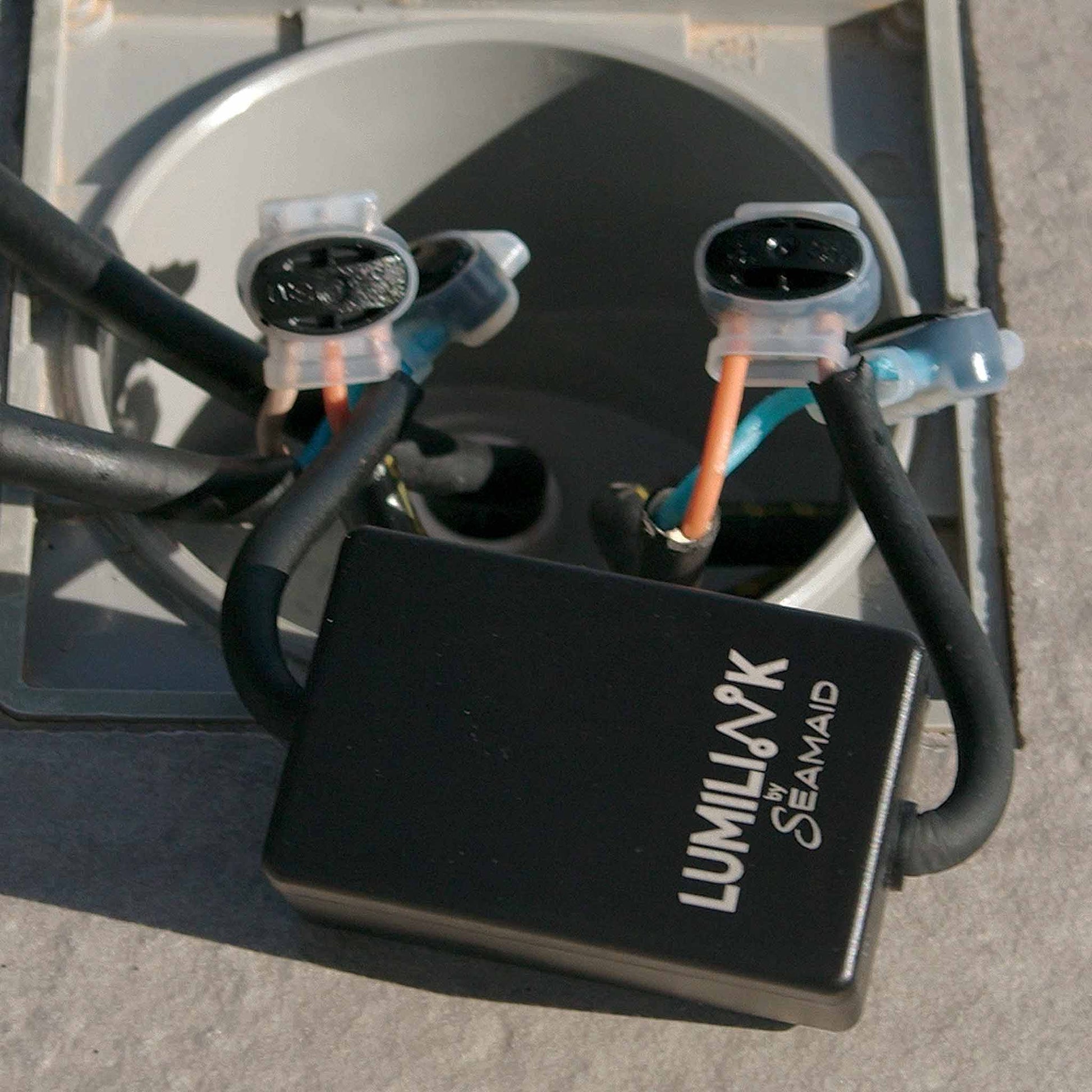 Branchement Module Bluetooth Lumilink Seamaid piscine | Waterbox