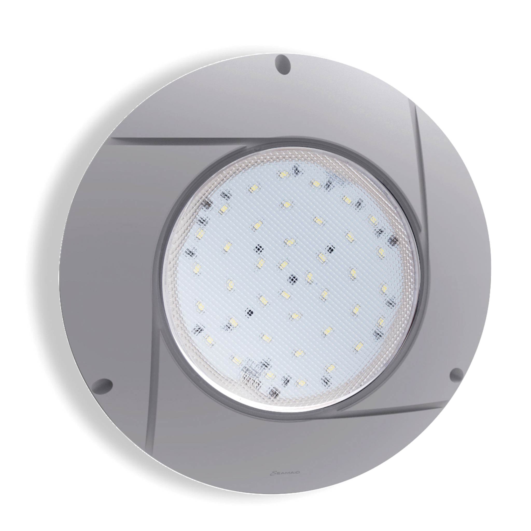 Enjoliveur projecteur plat piscine Seamaid gris clair