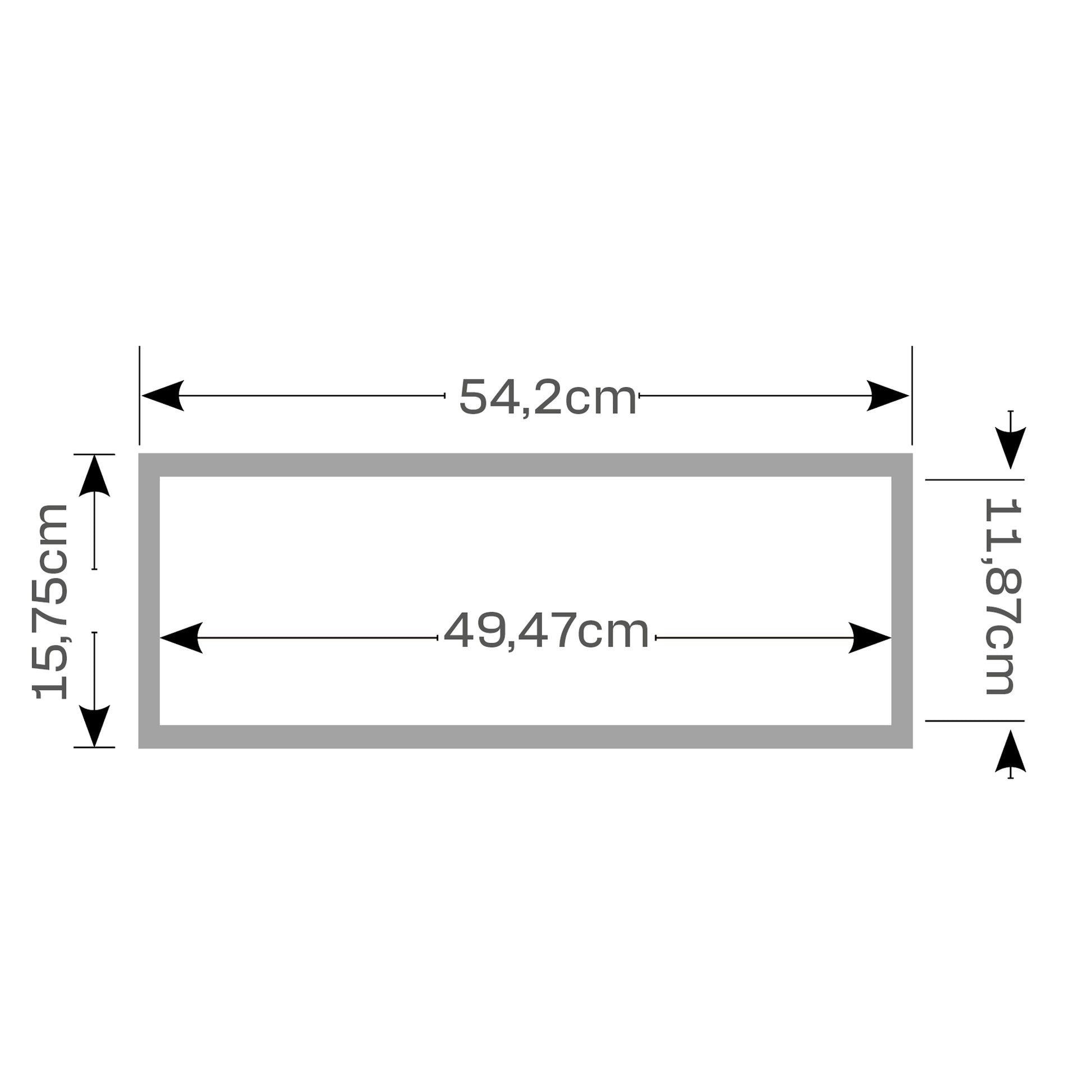 Skimmer ACIS A500 NHL design pour piscine béton et liner schéma 