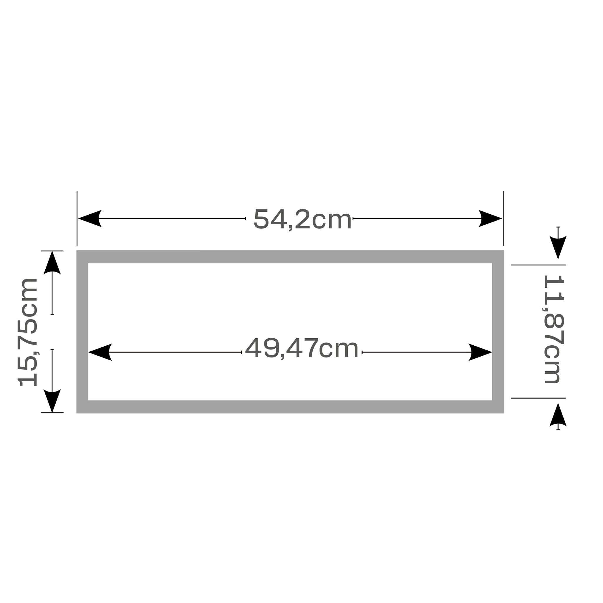 Skimmer ACIS A500 NHL design pour piscine béton et liner schéma 