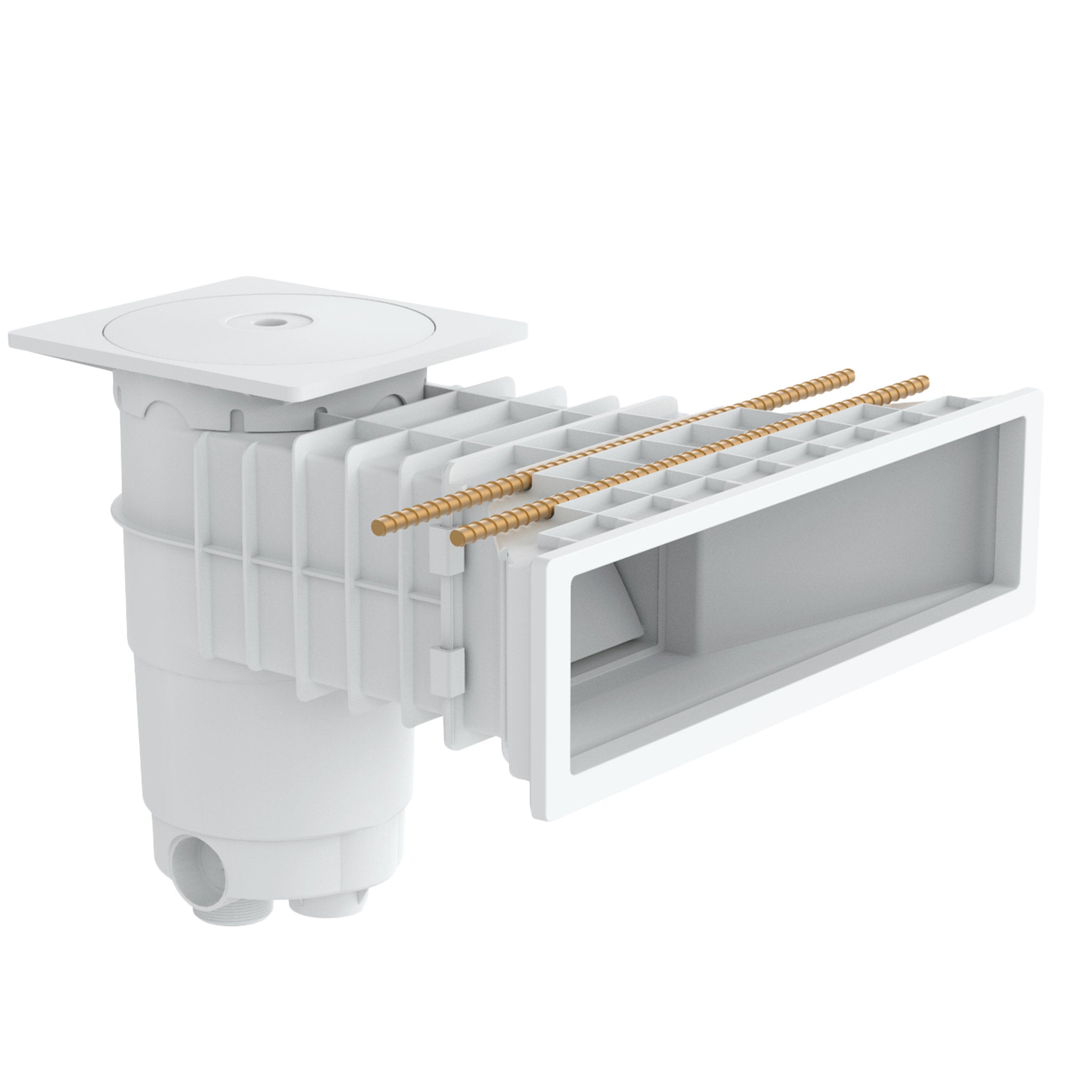 Skimmer ACIS A500 NHL design pour piscine béton et liner plan 