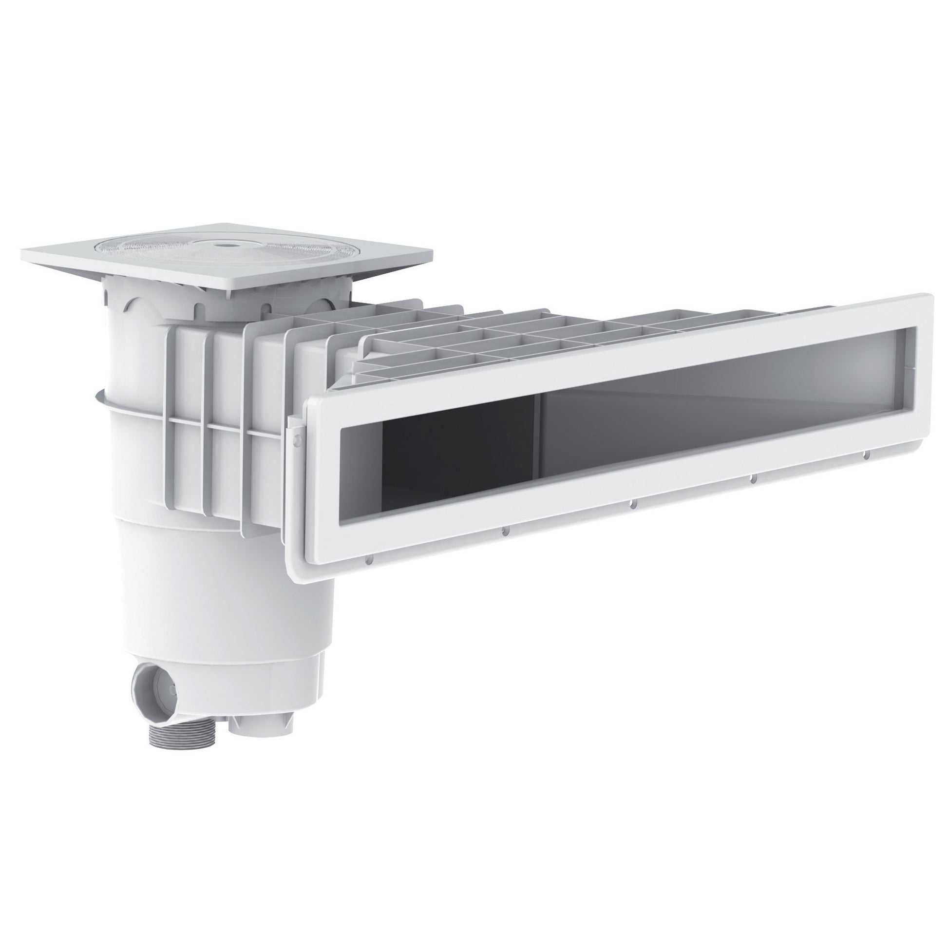 Skimmer miroir ACIS A800 DESIGN pour piscine béton et liner blanc