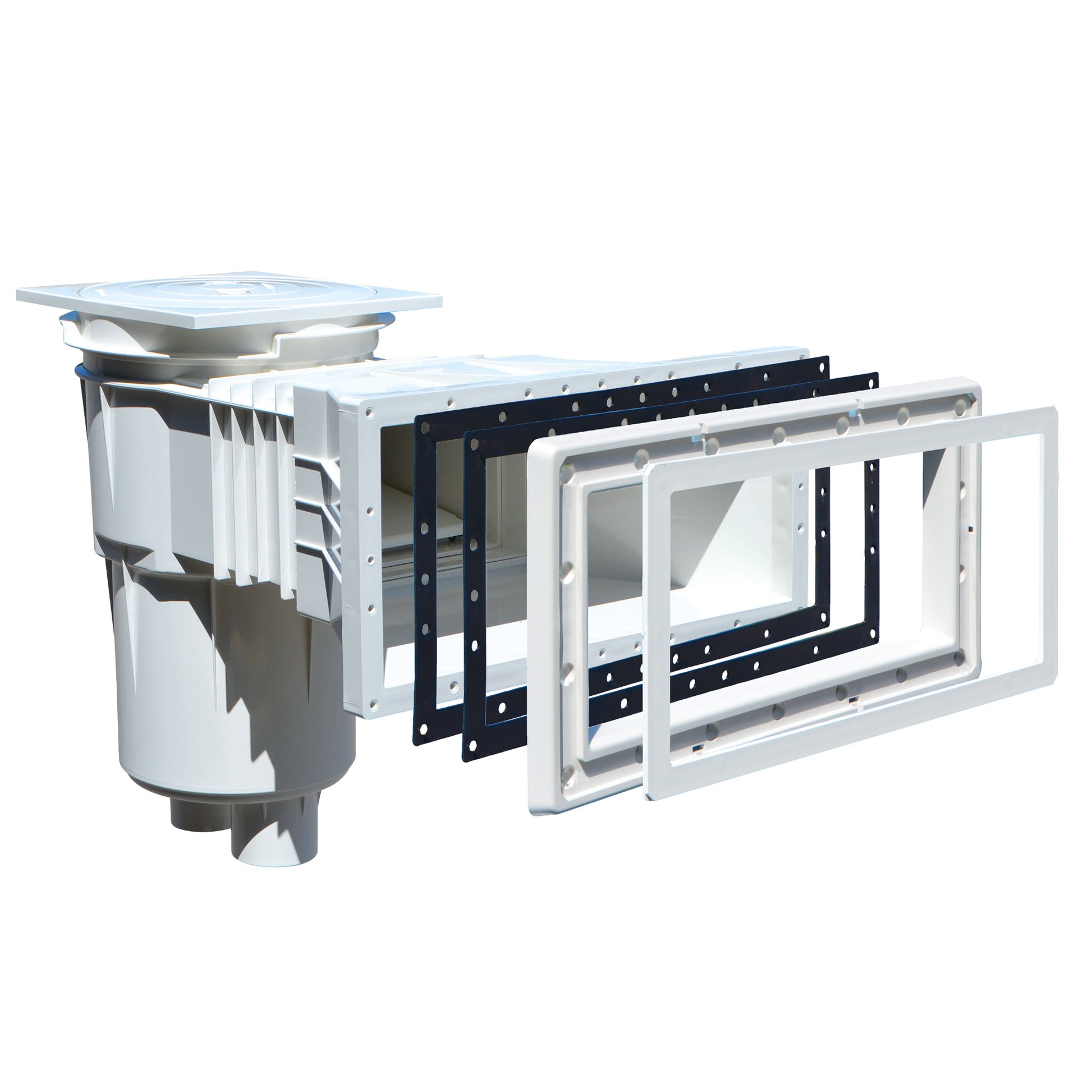 Skimmer Hayward Premium grande meurtrière pour piscine béton et liner éclatée