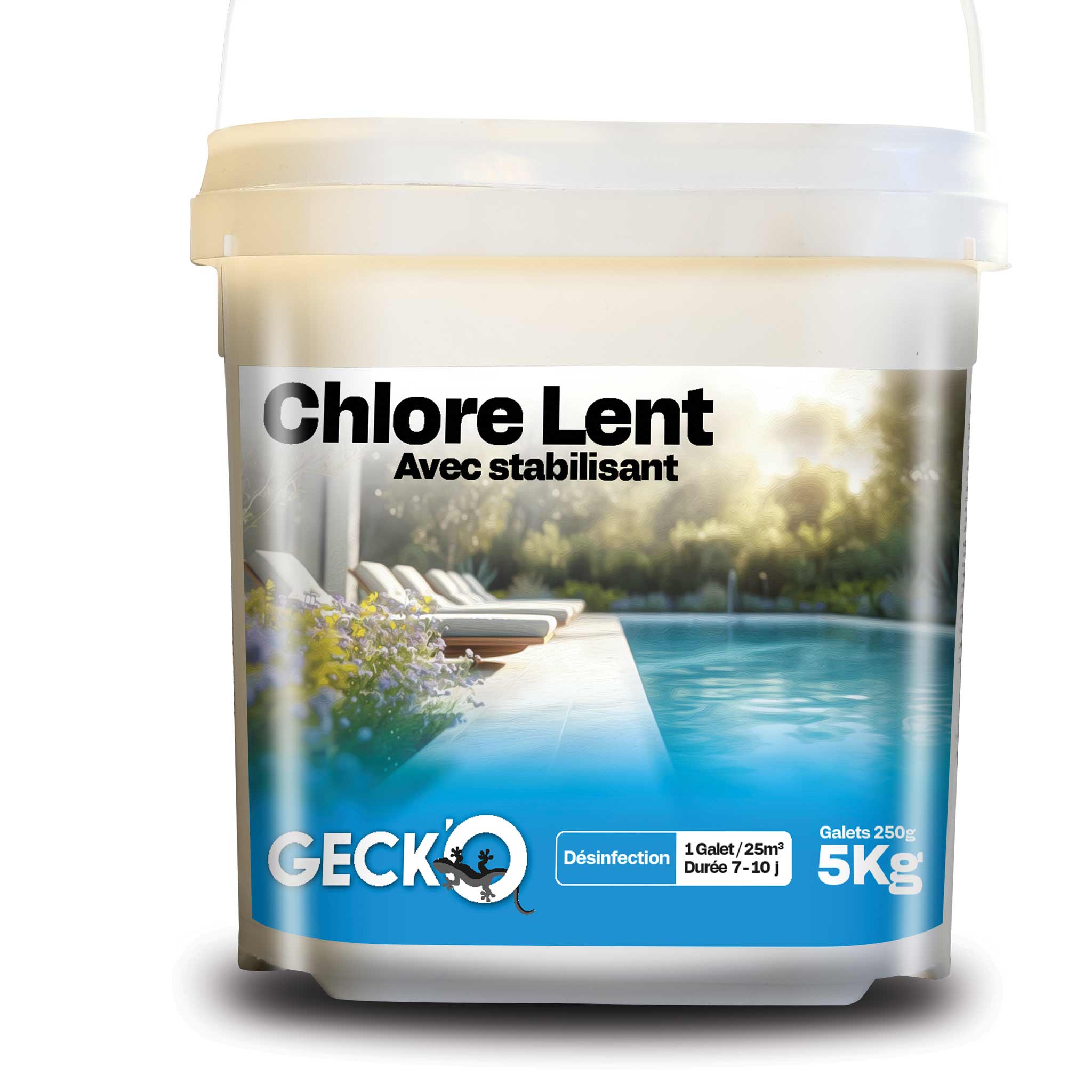 Chlore Lent 250gr 5KG