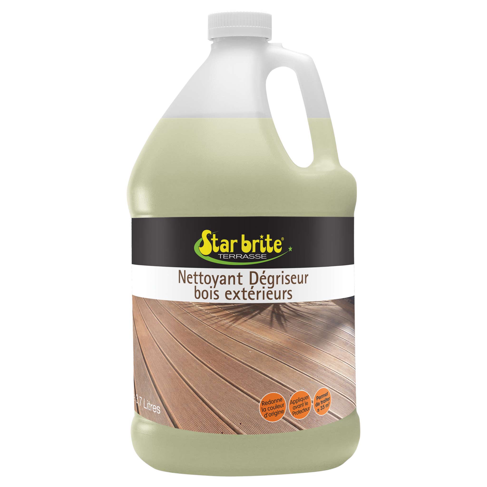 Nettoyant dégriseur bois extérieur Starbrite – Ravive bois