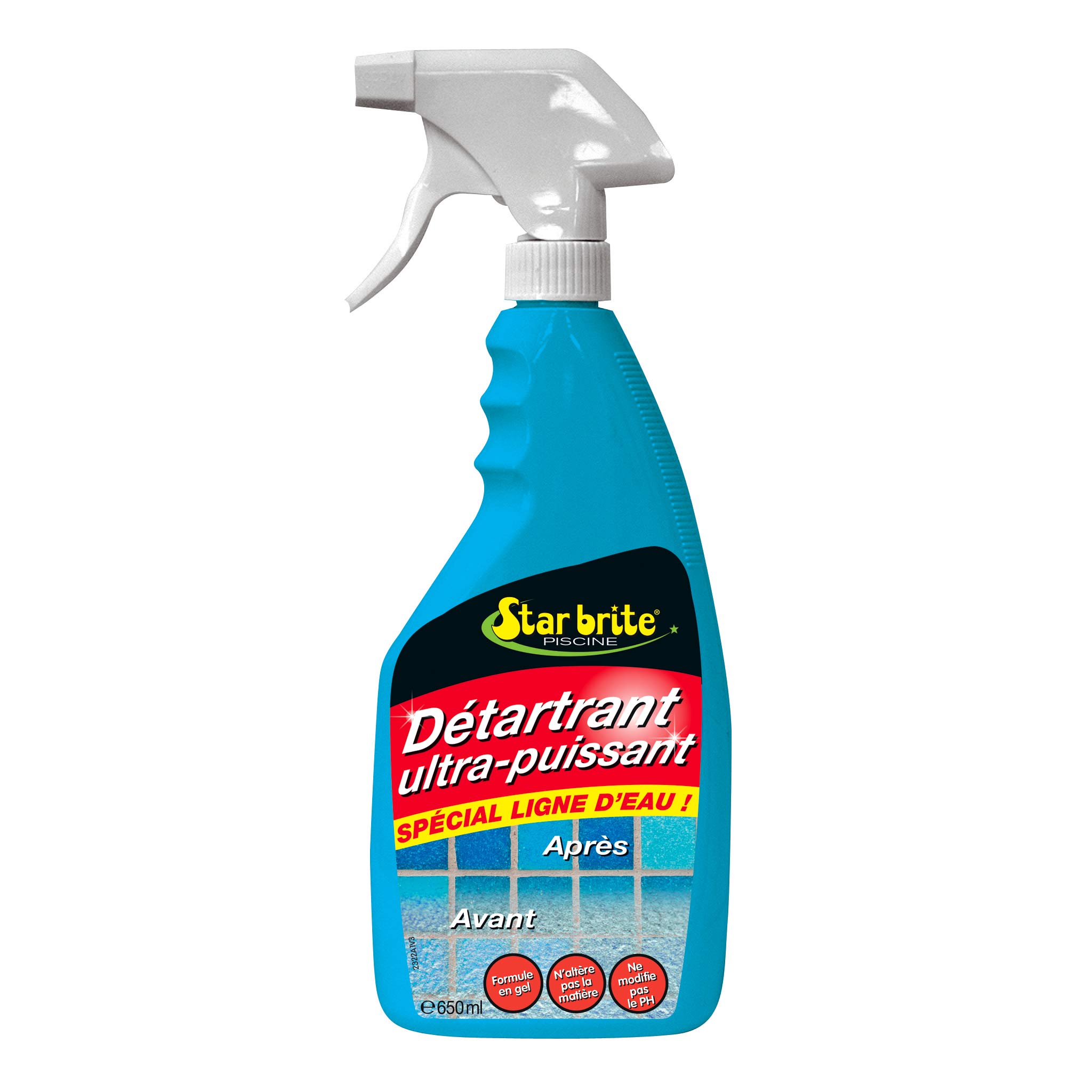 Détartrant revêtement piscine 650 ml – Anti‑tartre