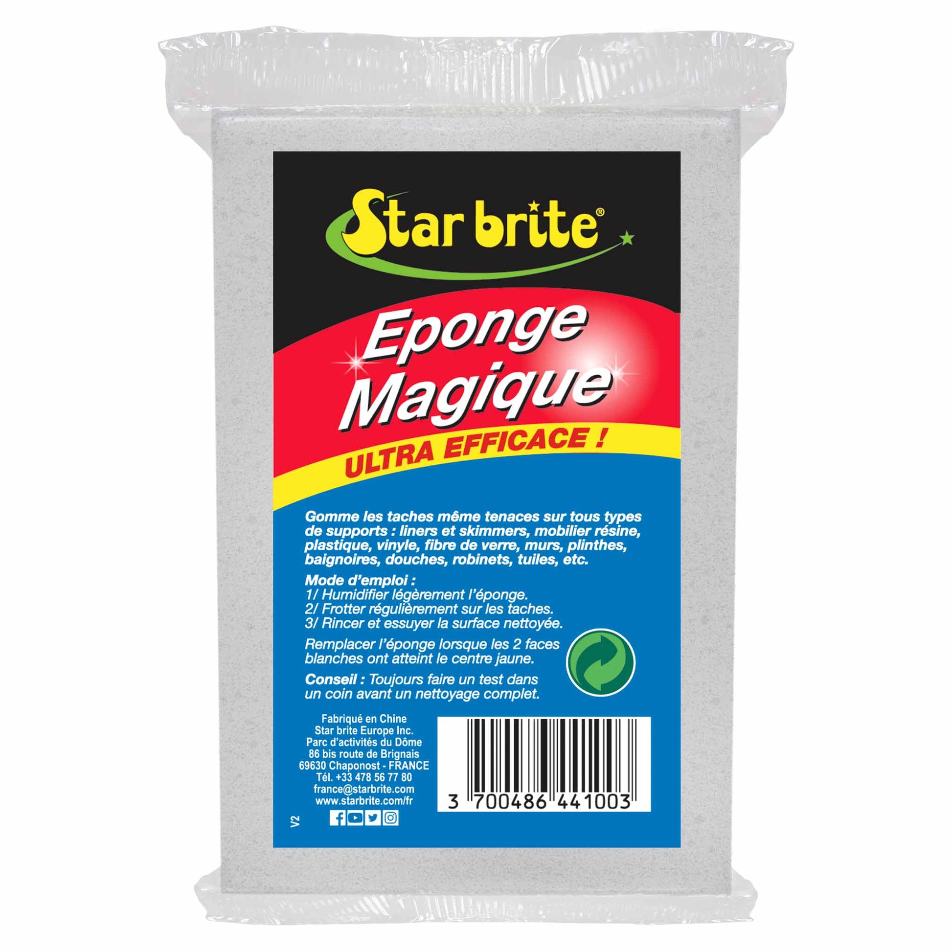 Éponge magique piscine – Nettoyage sans produit