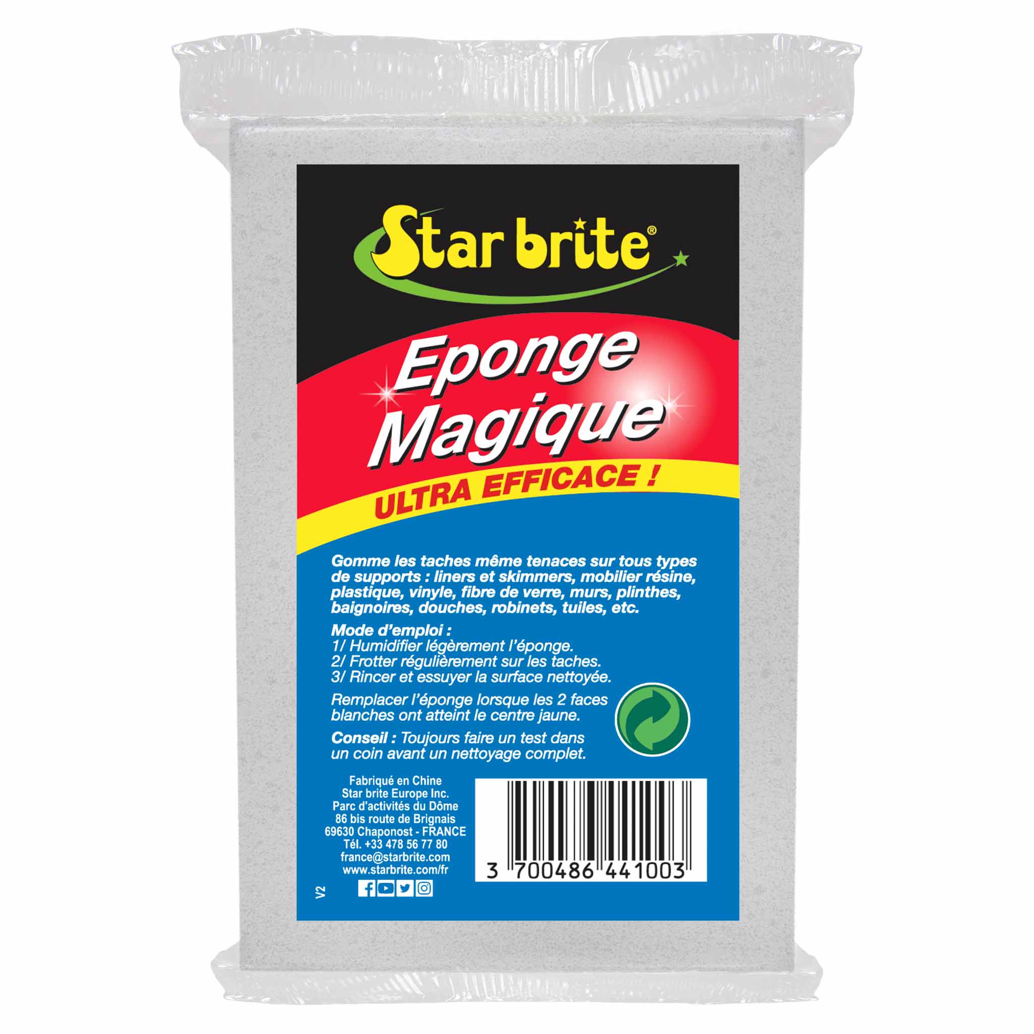 Éponge magique piscine – Nettoyage sans produit