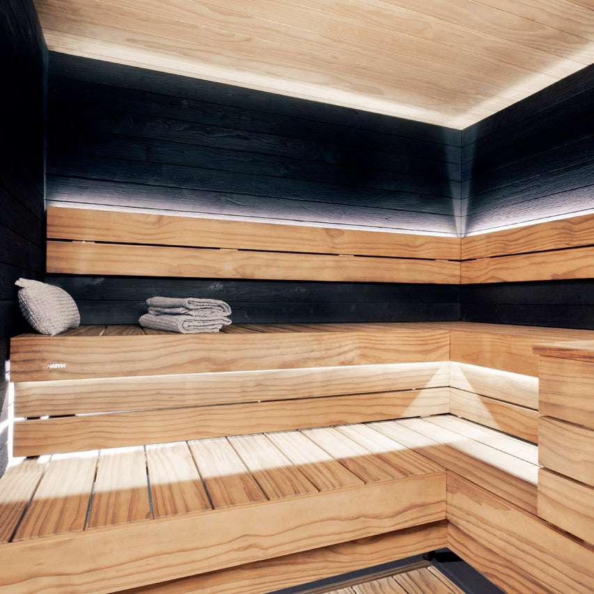 Poêle sauna Harvia Delta D36 noir compact