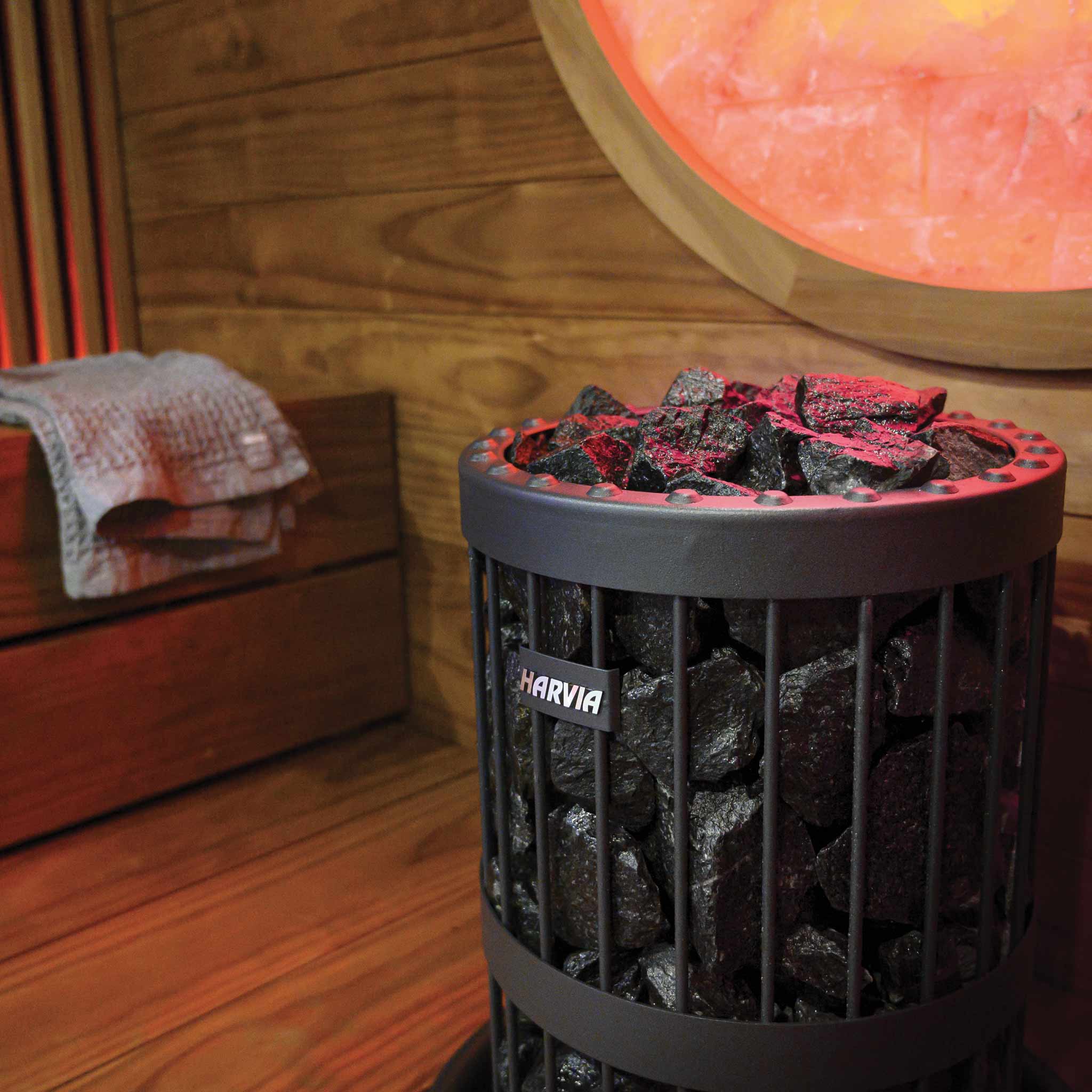 Poêle sauna Cilindro pro PC100E/135E inox Harvia
