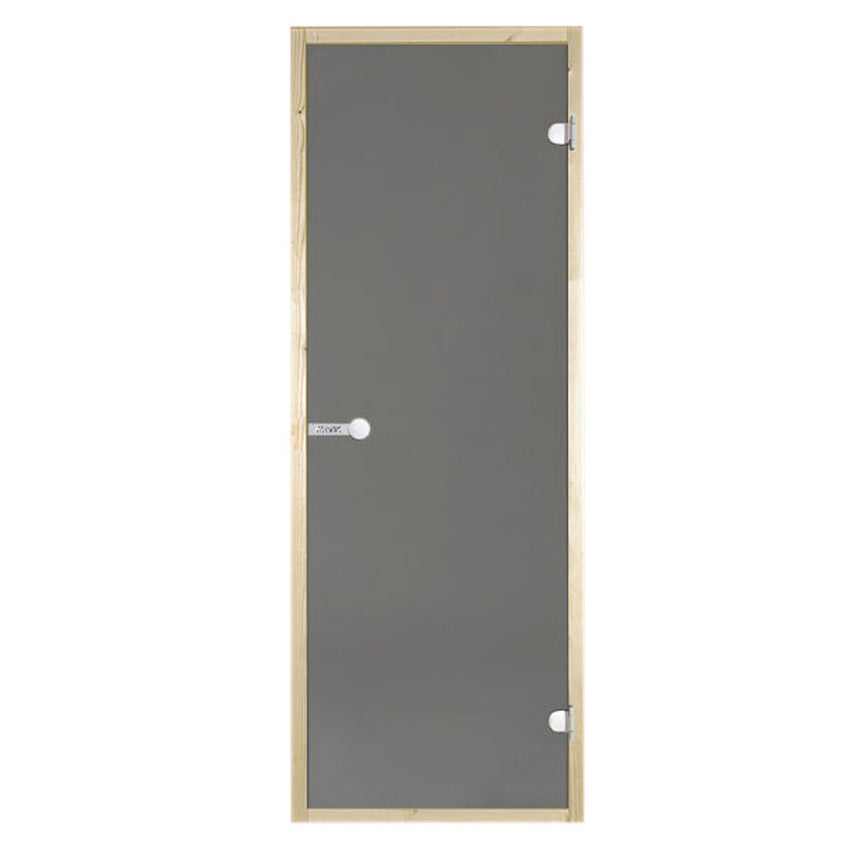 Porte de sauna 69x189 cadre en pin