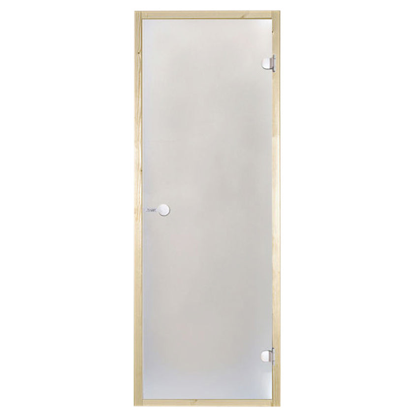 Porte de sauna 69x189 cadre en pin