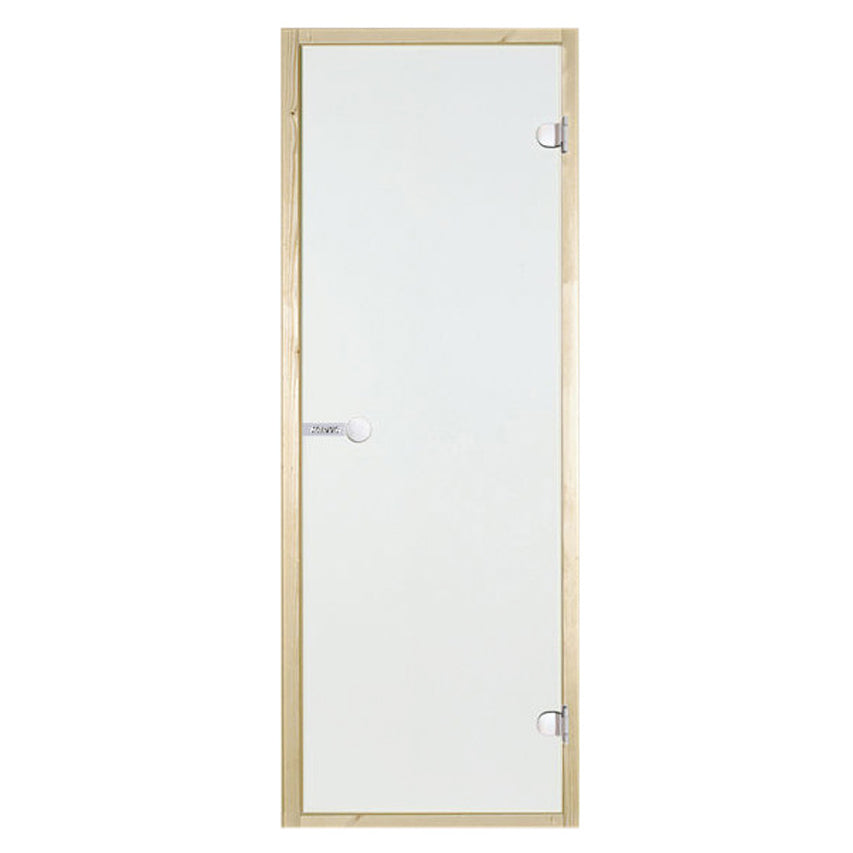 Porte de sauna 69x189 cadre en pin