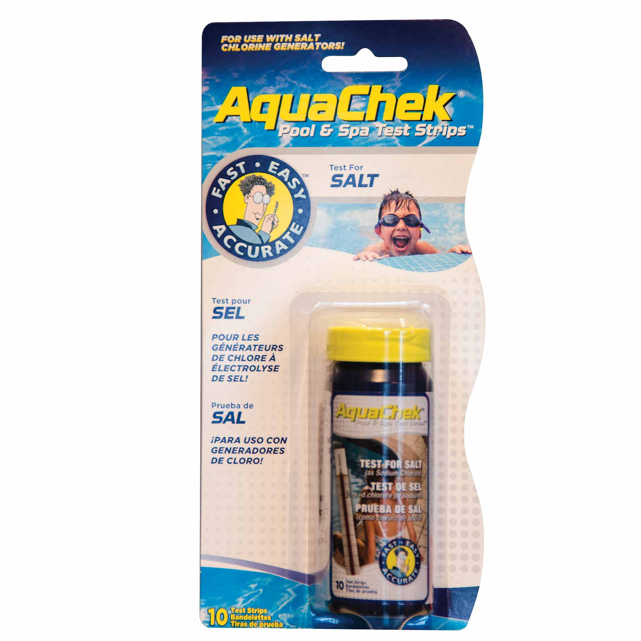 10 Bandelettes d’analyse Sel