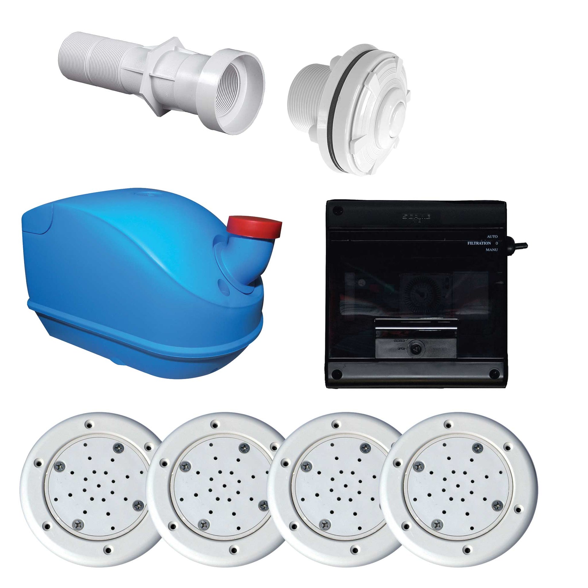 Kit balnéo injecteur d'air piscine 