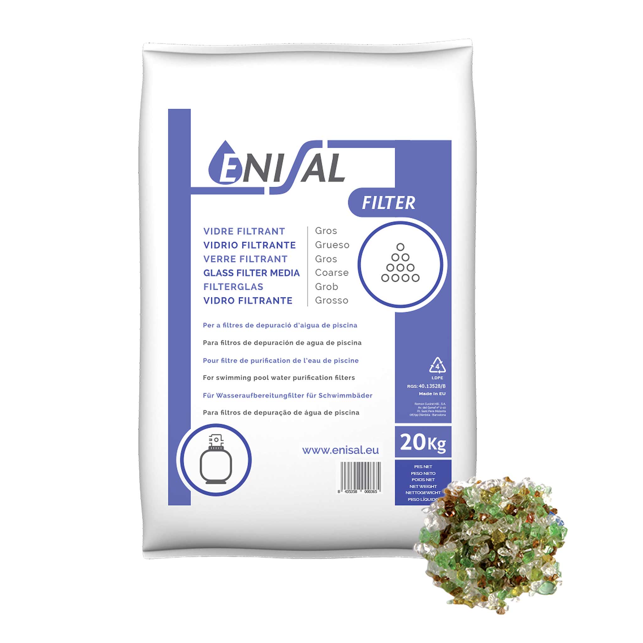Sac Verre Gros de 20 kg