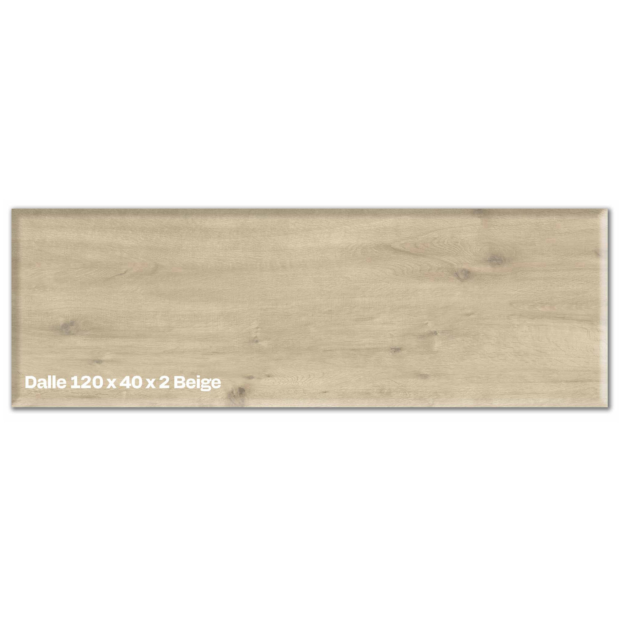 Dalles grès cérame effet bois 120x40 – Terrasse beige