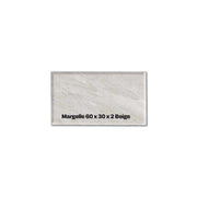 Margelle grès cérame 60x30 – Bord droit piscine beige