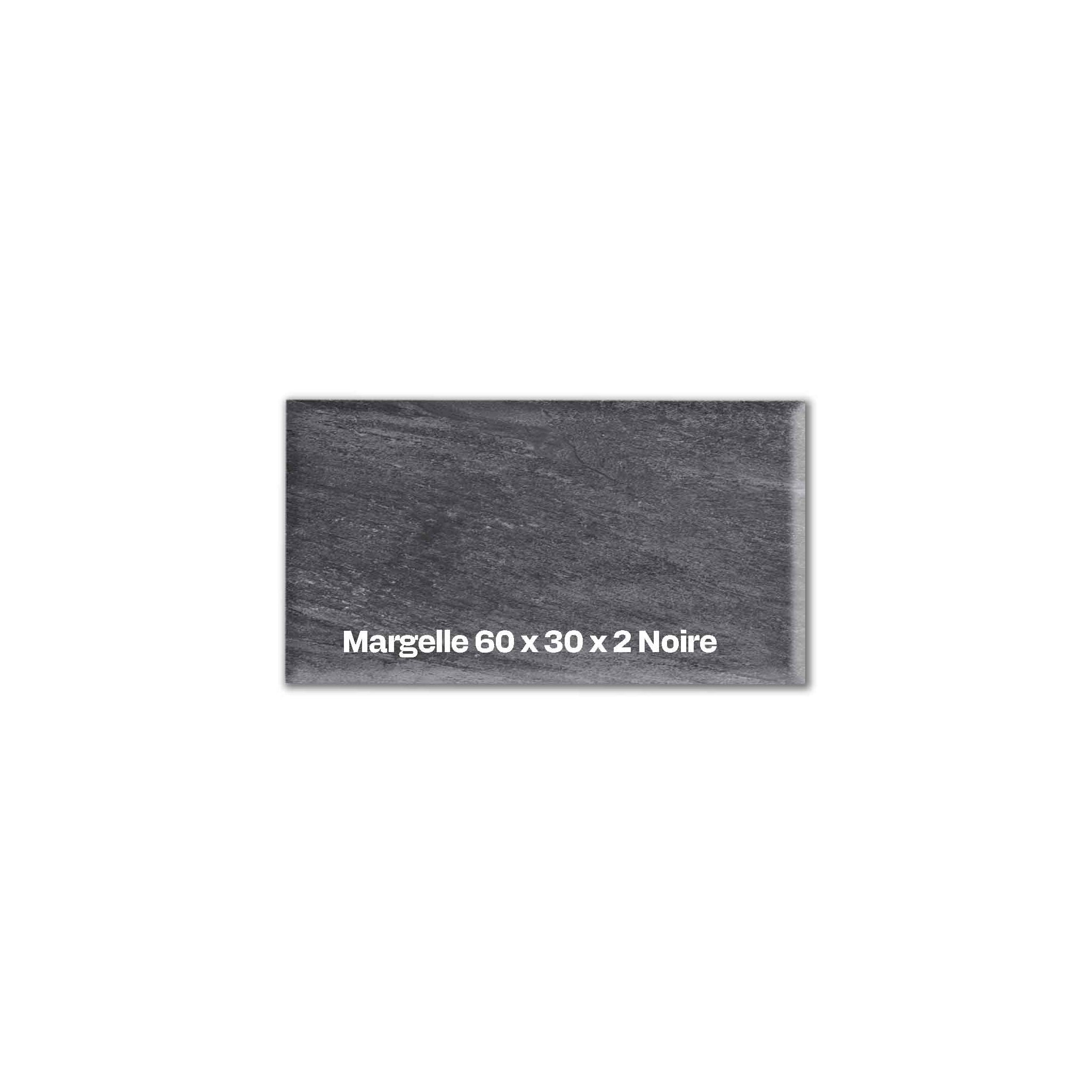 Margelle grès cérame 60x30 – Bord droit piscine