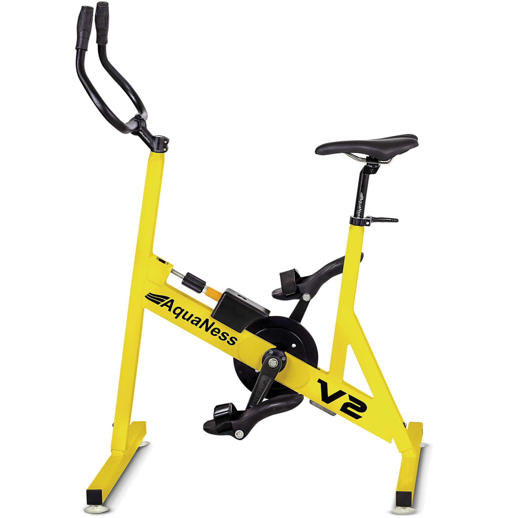Aquabike V2 vélo de piscine fitness jaune 