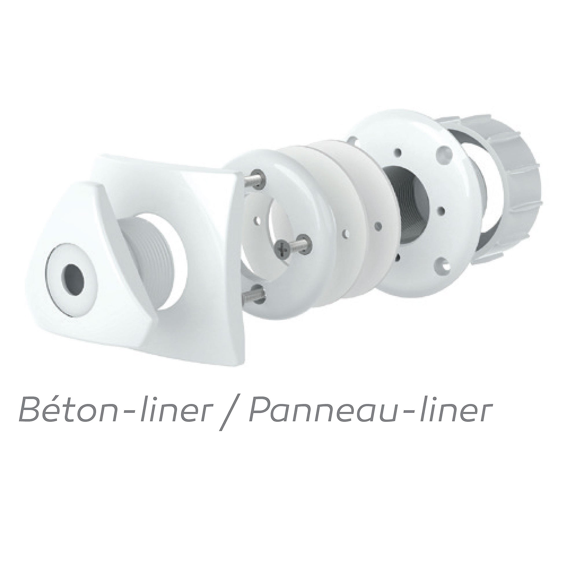Buse de refoulement design ACIS pour piscine béton éclatée
