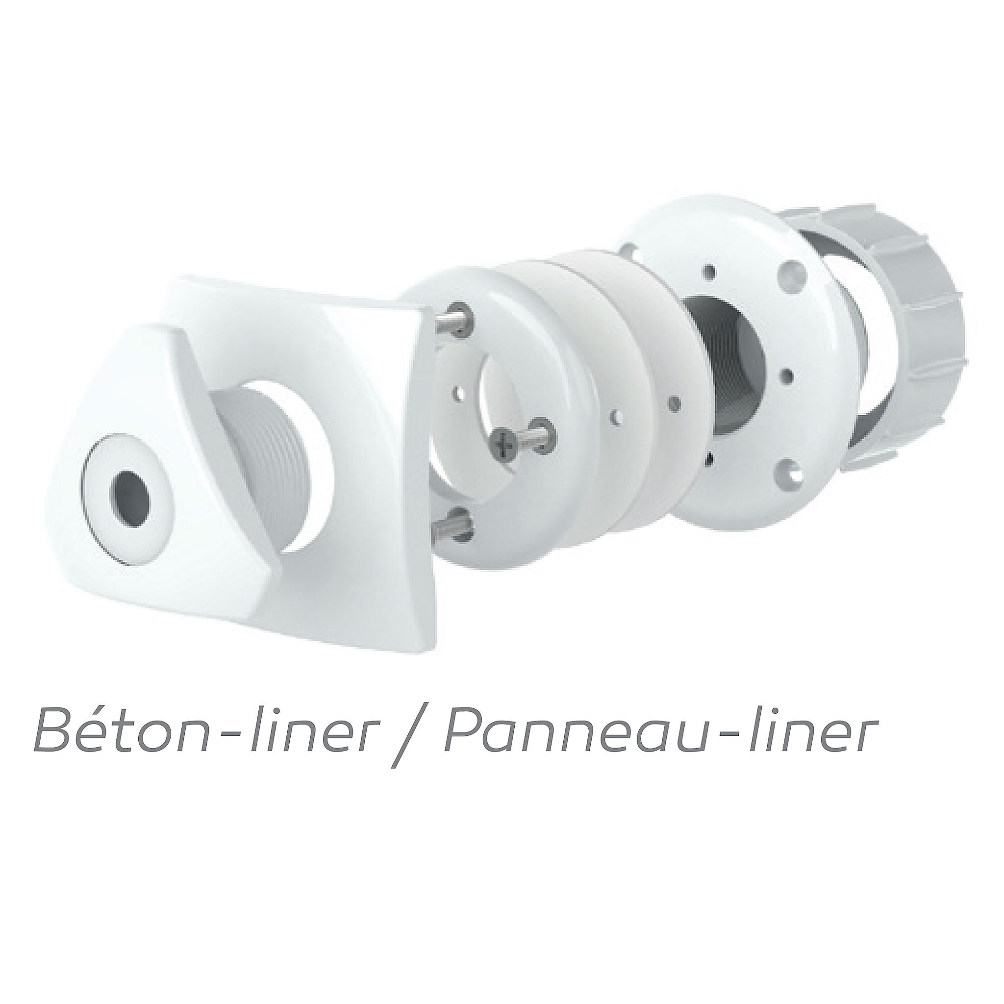 Buse de refoulement design ACIS pour piscine béton éclatée