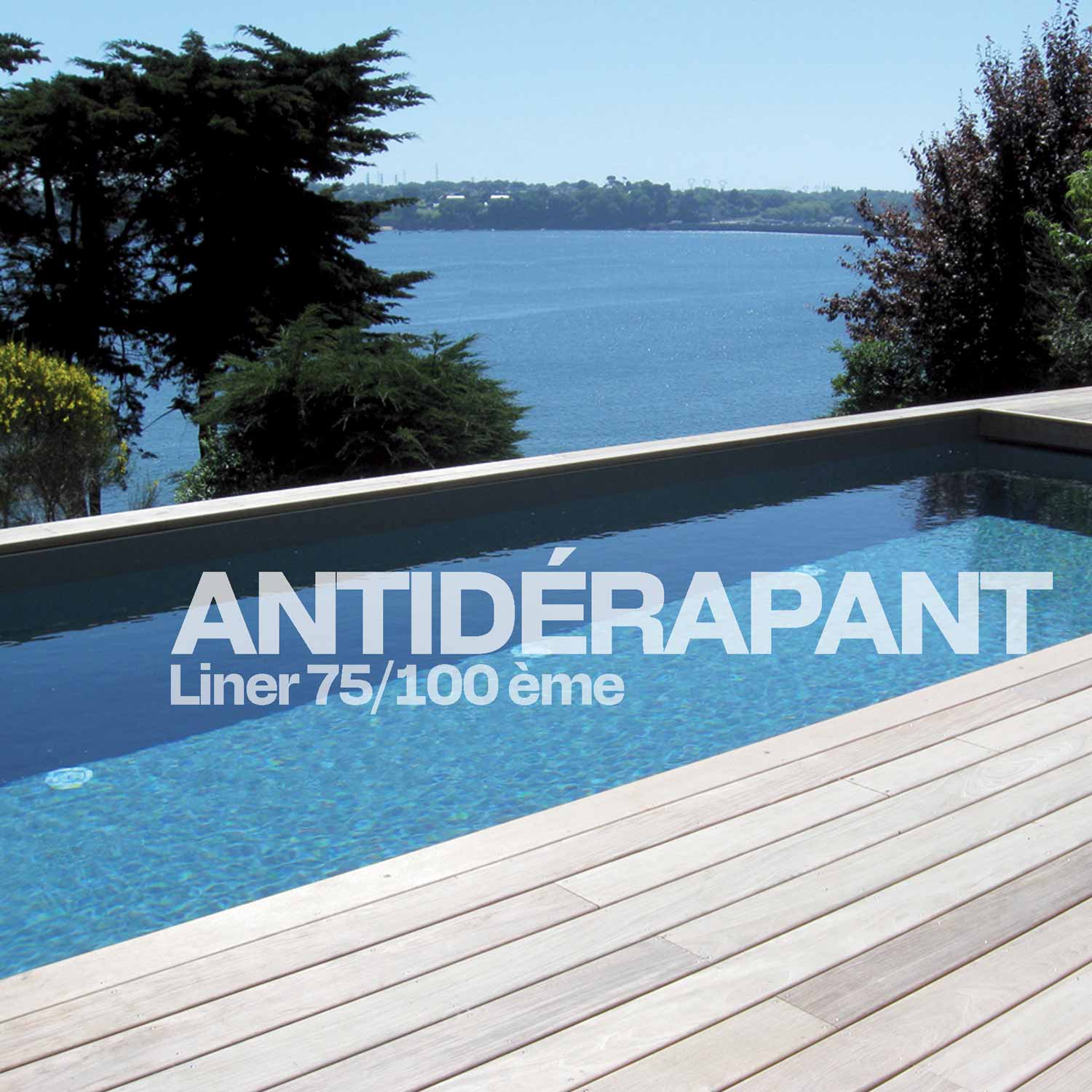 Liner antidérapant sur mesure piscine