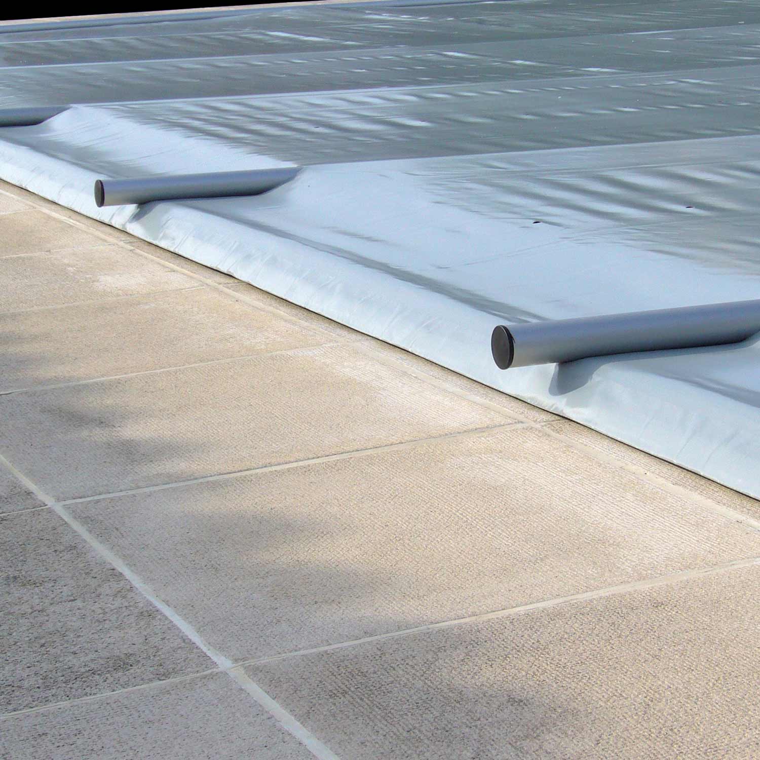 Bâche à barres Access 580 g/m² piscine | Sécurité & protection détails