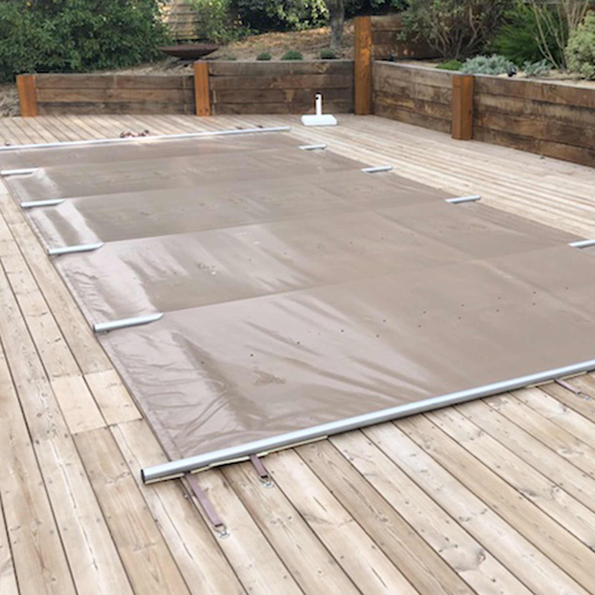 Bâche à barres Access 580 g/m² piscine | Sécurité & protection