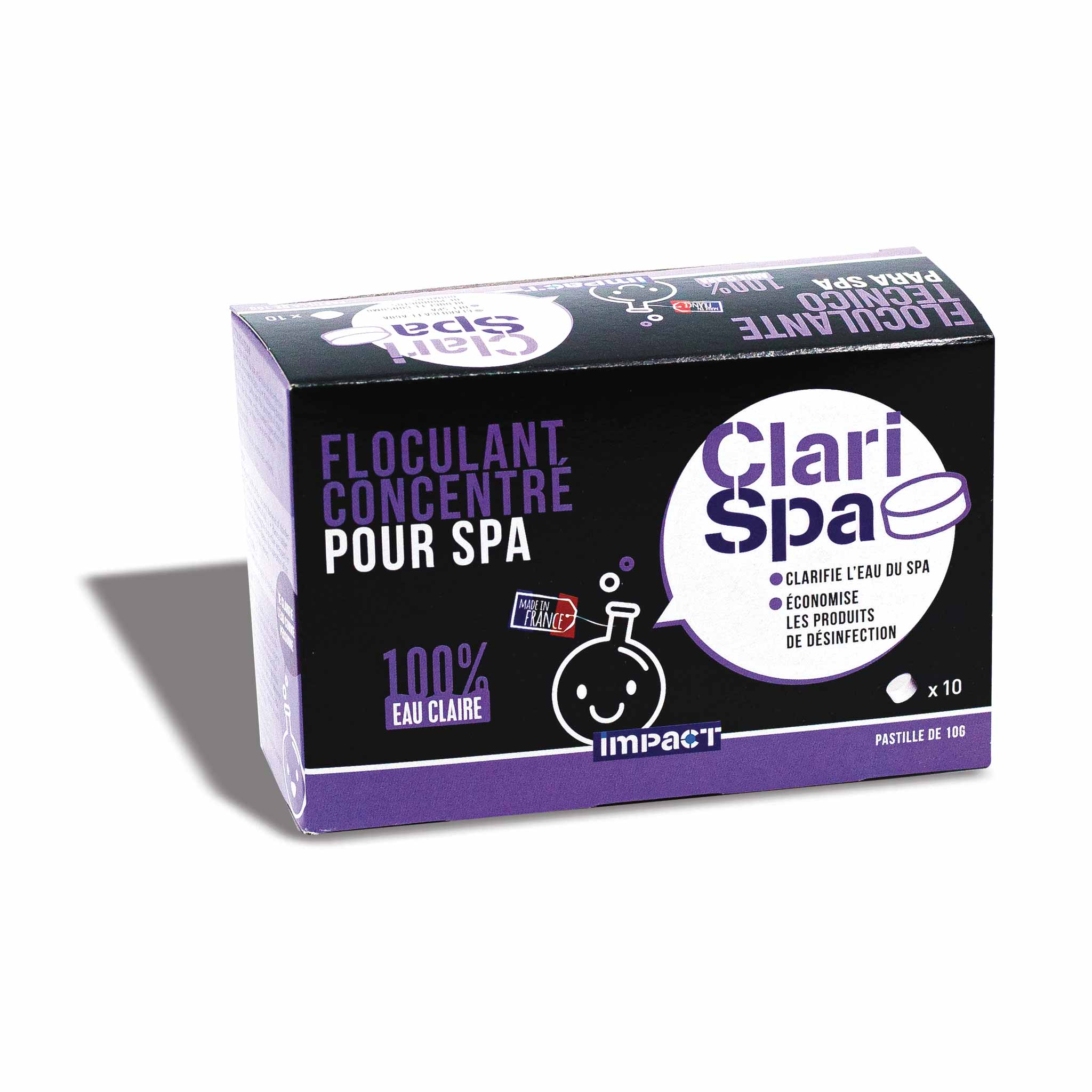 Clari Spa - Floculant - Boîte de 10 pastilles de 10 g