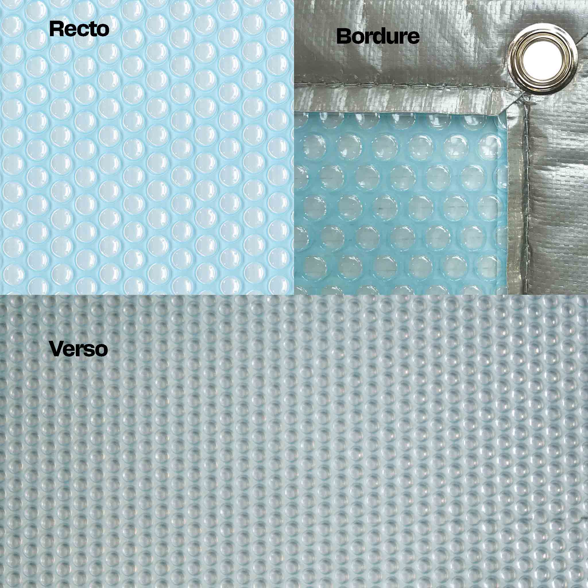 détails Bâche à bulles Sol+Guard 500 microns – Protection piscine été