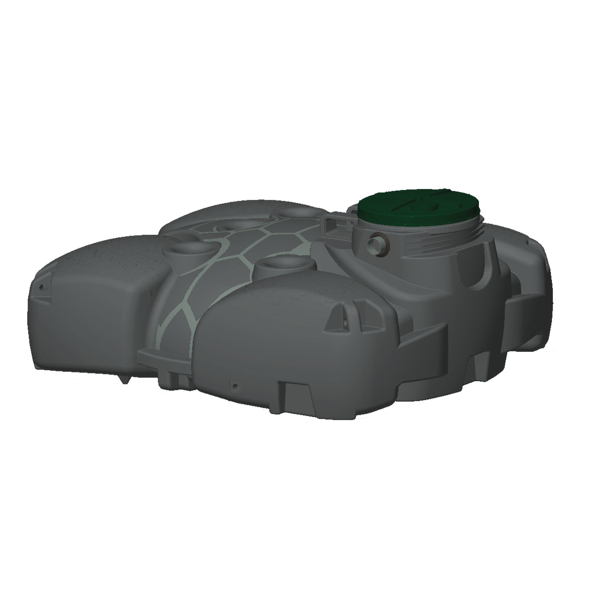 Cuve de stockage extra plate de 3000 litres nu