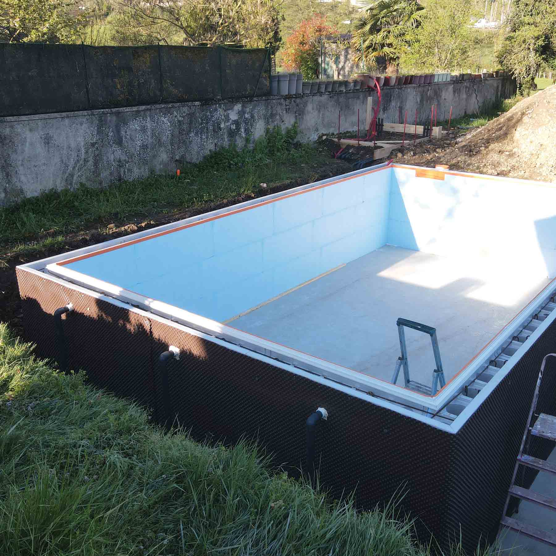 Kit Structure SwimBloc Faux Carré chantier