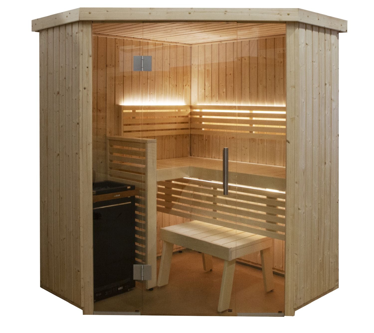 Sauna Variant View design vue panoramique d'angle