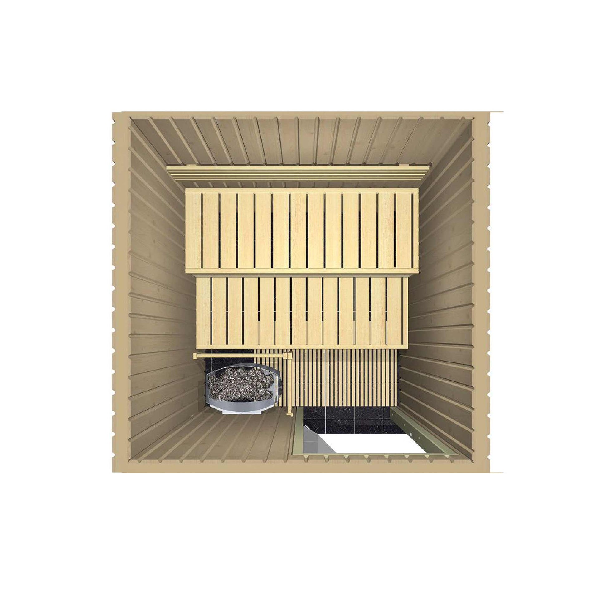 Sauna Variant Line Harvia design moderne extérieur 1515 r