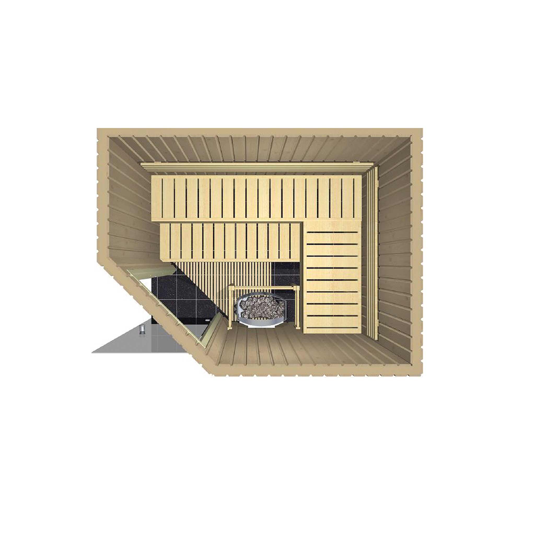 Sauna Variant Line Harvia design moderne extérieur 2015 l